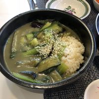 Eggplant curry at Loving Hut Land - 러빙헛랜드 in Seoul