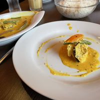 Avial - Sautéed vegetables in light mustard curry  at Madhuban in Innsbruck