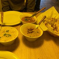 Veg lunch menu  at Sahib in Innsbruck