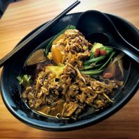 Had a chance to visit and ordered their vegan beef noodles at VegCafe in Central Singapore