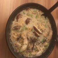 AOTA congee  at VegCafe in Central Singapore