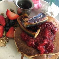 Strawberry pancakes 🤤  at Bespoke Kitchen  in Queenstown