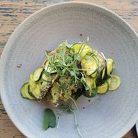 Greens open sandwich at Bespoke Kitchen  in Queenstown