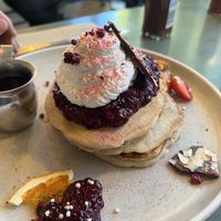 Vegan pancakes  at Bespoke Kitchen  in Queenstown