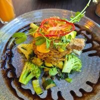 Tofu Benedict at Bespoke Kitchen  in Queenstown