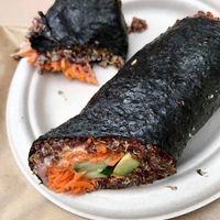 Vegan quinoa sushi  at Bespoke Kitchen  in Queenstown