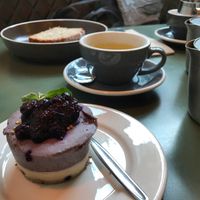 Vegan raw blueberry lemon cheesecake ❣️ at Bespoke Kitchen  in Queenstown