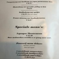 Soepen, menu's at Poort van Assen in Assen