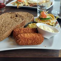 Brood met vegan kroketten (Oma Bob's) at Poort van Assen in Assen