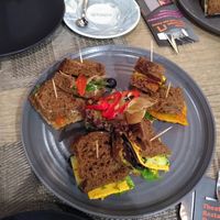 Sandwiches high tea at Poort van Assen in Assen