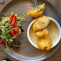 Champignons in bier beslag  at Poort van Assen in Assen
