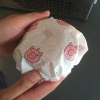 wrapped burger at Dandy Diner in Berlin