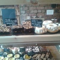 Vegan cakes at Riverhill Coffee Bar in Glasgow