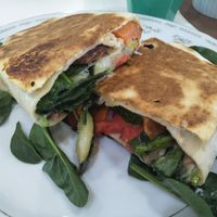Vegan wrap at The Urban Coffee House in Busselton