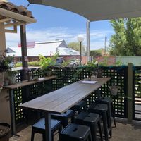 Cafe terrace  at The Urban Coffee House in Busselton