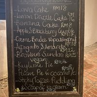 Dessert board  at The Fat Frog in Langkawi