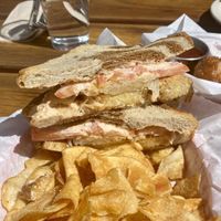 Tempeh Reuben with no cheese is vegan   at Longs Peak Pub in Longmont
