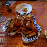 vegan tempura vegetables at Thai Basil II in Largo