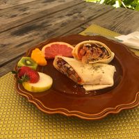 Seafood wrap  at Agua no Bico in Lisbon