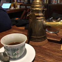 arabic coffee at Cheder in Krakow