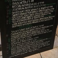 menu board.  lots of meat.  at Chiccas in Praia Da Luz