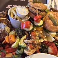 Vegan Plate  at Chiccas in Praia Da Luz