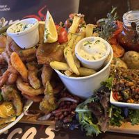 Vegan Plate  at Chiccas in Praia Da Luz