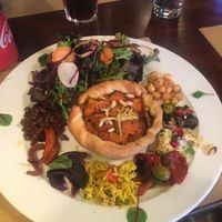 Fabulous pumpkin pie  at Chiccas in Praia Da Luz