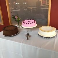 Vegan wedding cakes! Chocolate, mixed berry, and lemon at Whisk Bakery in St Louis