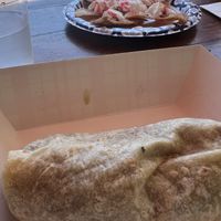 Pinto burrito and sopapilla   at Los Amigos Burritos Taqueria  in Florence