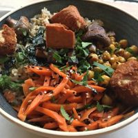 vegan bowl at Holy Flat in Berlin