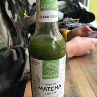 matcha lemonade  at Holy Flat in Berlin