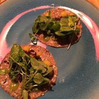 1st course, tacos at Ali Pacha in La Paz