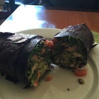 Black bean falafel wrap  at Andrew's Healthy Eating in Bayonne