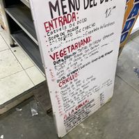 Menu   at E' Polack in Lima