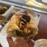 I tried the vegan rib banhmi   at DalYang - Sweet Kitten 달냥 in Seoul