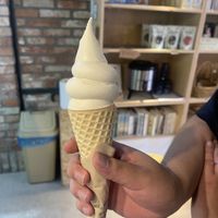 Vegan soft serve. Bit pricy, but highly recommend   at DalYang - Sweet Kitten 달냥 in Seoul