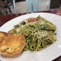 I think it was pesto?  at DalYang - Sweet Kitten 달냥 in Seoul