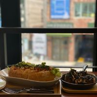 Seat by the window at DalYang - Sweet Kitten 달냥 in Seoul