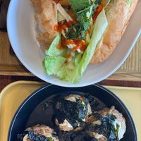 Banh mi + rice balls at DalYang - Sweet Kitten 달냥 in Seoul