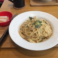 Vegan carbonara  at DalYang - Sweet Kitten 달냥 in Seoul