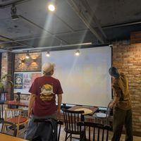 They screen movies and documentaries as well at DalYang - Sweet Kitten 달냥 in Seoul