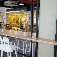 Exterior view of location, cafe located inside the building - ground floor lobby at DalYang - Sweet Kitten 달냥 in Seoul