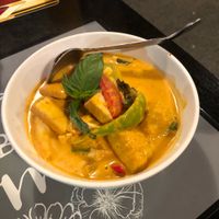 Tofu pumpkin curry at Yellow Curry in Seaside
