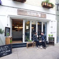 Outside SaladPride at SaladPride in London