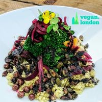 The British - with British grown quinoa at SaladPride in London