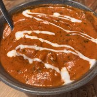 Butter chicken   at Temple of Spices in Mermaid Beach