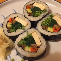 vegan roll at Cha-Ya in San Francisco