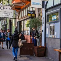 Outside of Cha-Ya at Cha-Ya in San Francisco