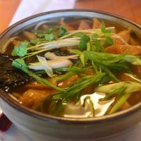 Soy Skin Noodle Soup - the best! Filled with umami, perfect for a cold day! at Cha-Ya in San Francisco